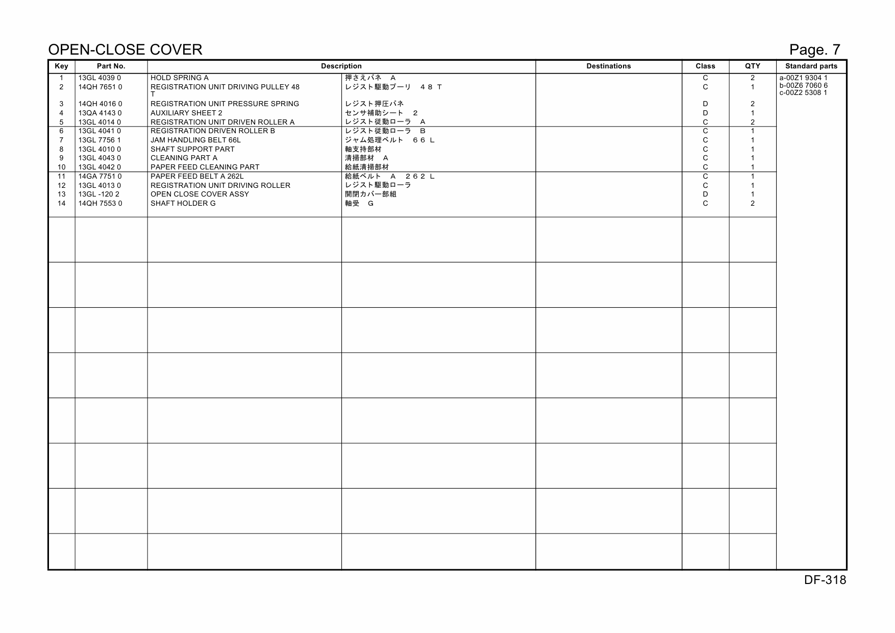 Konica-Minolta Options DF-318 14GA Parts Manual-6